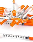 PACK OF 10  U-100 1ml/cc 31G Insulin Syringe 5/16" (8mm) Needle, Disposable