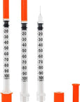 PACK OF 10  U-100 1ml/cc 31G Insulin Syringe 5/16" (8mm) Needle, Disposable